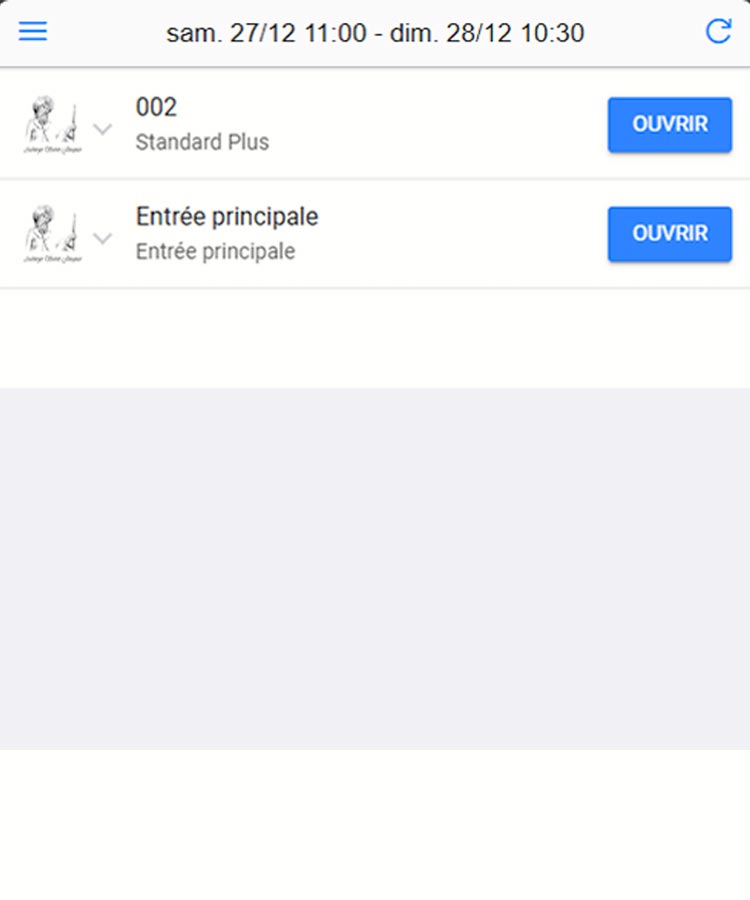 Accès rapide et sans